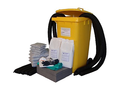 Kit antisversamento specifico per cantieri per grandi sversamenti