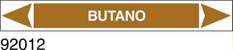 Butano - etichetta - B - PVC adesivo - 350x60 mm