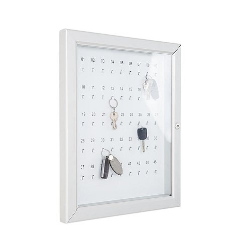 Bacheca con apertura a libro porta chiavi - 120 posti