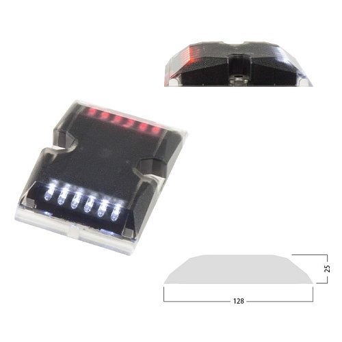 Marker stradale a LED per gallerie, rotatorie, cuspidi, punti pericolosi