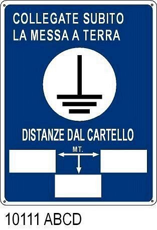 Collegate subito la messa a terraAlluminio 330x500 mm