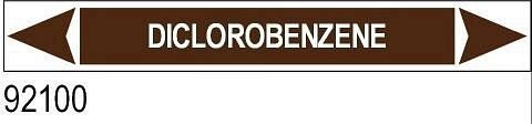Diclorobenzene - etichetta - A - PVC adesivo - 175x30 mm