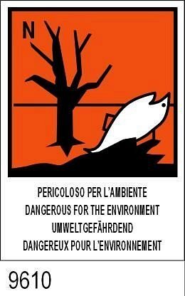 Pericoloso per l'ambiente - B - 125x175 mm - 10 etichette