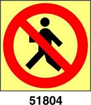 No access - A - PVL 100x100 mm - Conf 10 pz.