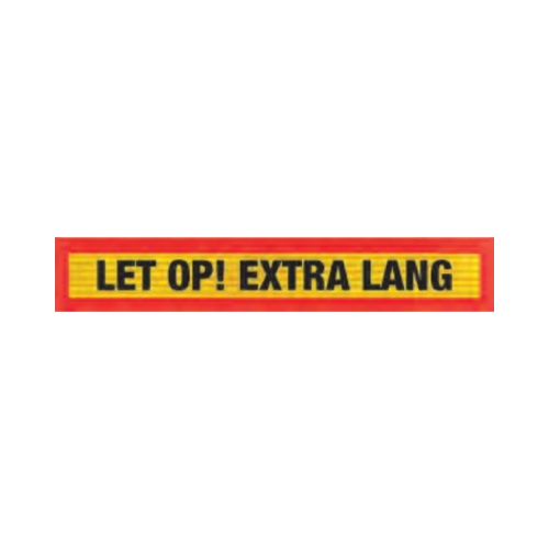LET OP! EXTRA LANG Plate for Nederland 1130x195x1.8mm