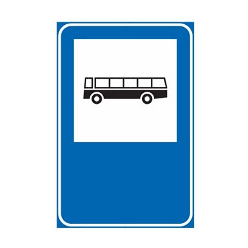 Fermata Autobus - B - Ferro CL.1 60x90 cm