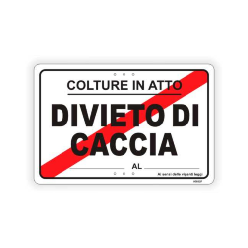 Divieto di caccia colture in atto