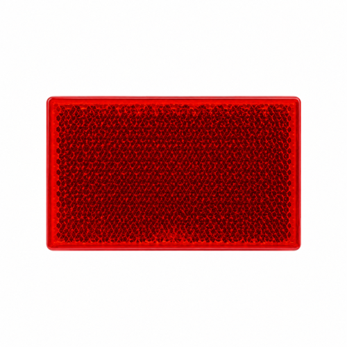 Catadiottro  Rettangolare Rosso cm 7x10