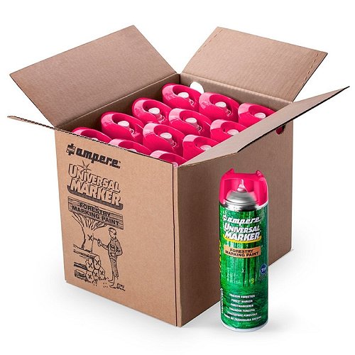 Tracciatore forestale UNIVERSAL MARKER - Rosso Ciliegia Fluo - 12 Bombolette