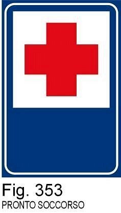 Pronto soccorso  - C - Alluminio CL.2 90x135 cm