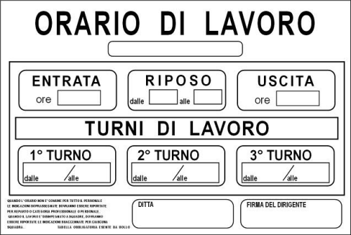 Orario di lavoro