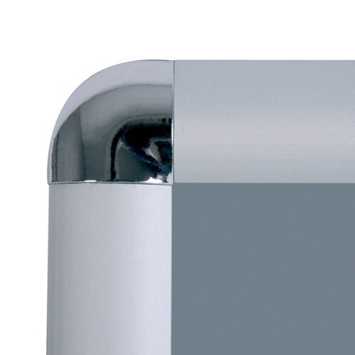 Espositore da Terra Cornice a Scatto A3 Orizzontale Colore Silver - 3 Cornici