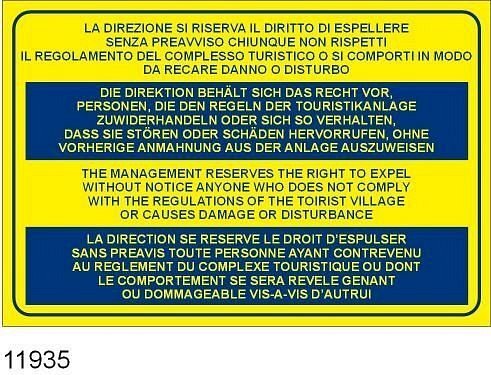 La direzione si riserva il diritto di espellere senza preavviso - Alluminio piano - Conf 10 pz.