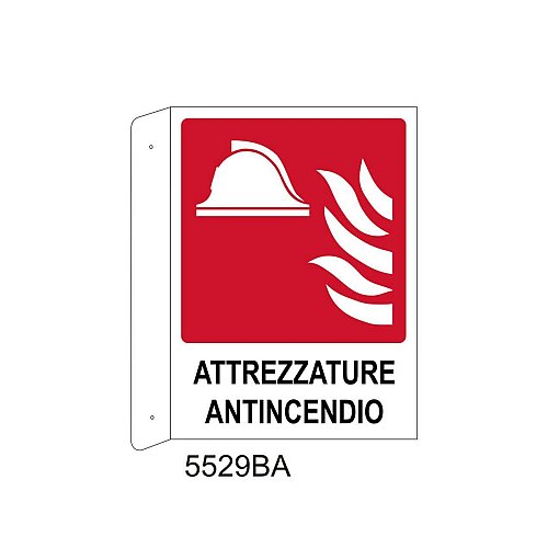 Valvola di intercettazione - Alluminio - B - 160x210mm - Bifacciale a Bandiera - Non Luminescente
