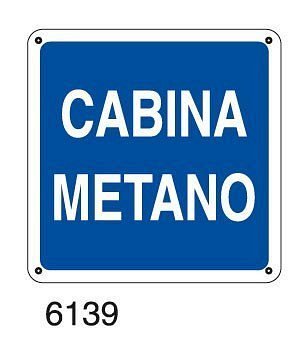 Cabina metano - B - Alluminio 160x160 mm - Conf 10 pz.