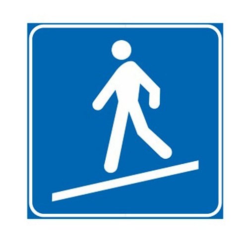 Rampa inclinata pedonale