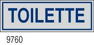 Etichetta adesiva mm 170x45  Toilette conf. 10pz