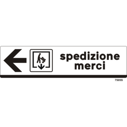 Spedizione Merci - Direzione della freccia: SINISTRA