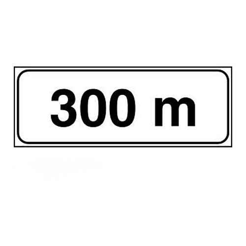 300 m - A - Alluminio CL.2 20x40 cm