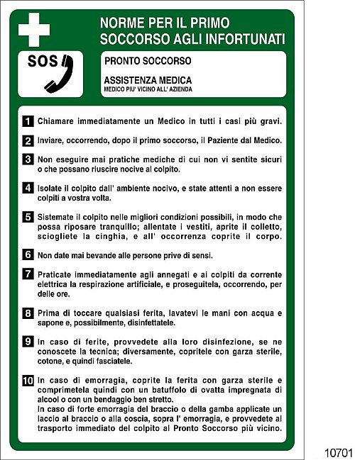 Primo soccorso agli infortunati
