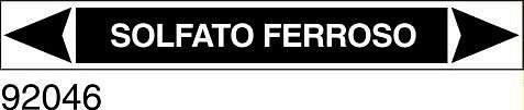 Solfato ferroso - etichetta
