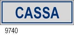 Etichetta adesiva Cassa 170x45 mm