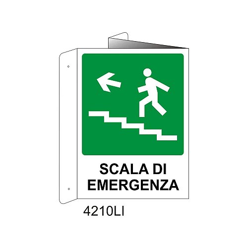 Scala di emergenza alto sinistra