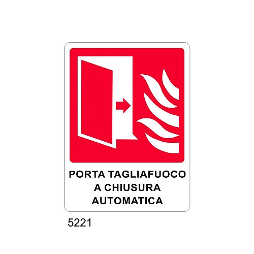 Porta tagliafuoco - B- Alluminio 160x210 mm