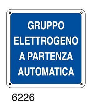 Gruppo elettrogeno a partenza automatica - A - Alluminio 120x120 mm