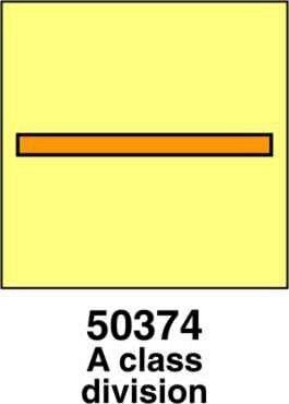 A class division - A - PVL 150x150 mm - Conf 10 pz.