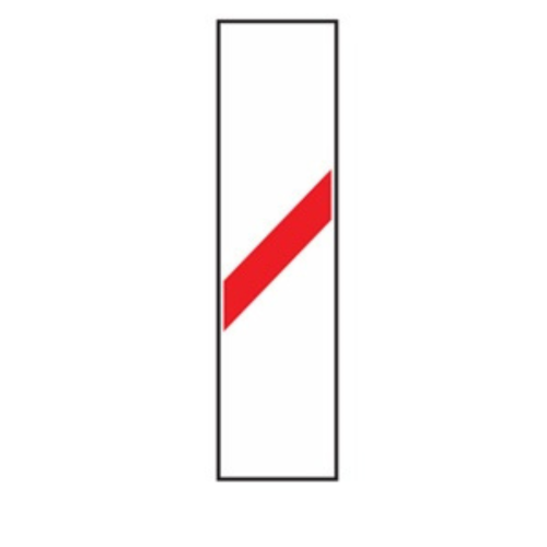 1° Pannello distanziometrico (cm35x135) - LSR2 - Ferro Rifrangente CL2
