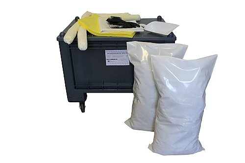 Kit antisversamento per acido solforico carrellato