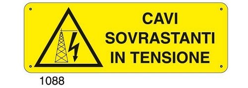 Cavi sovrastanti in tensione - B - Alluminio 765x270 mm