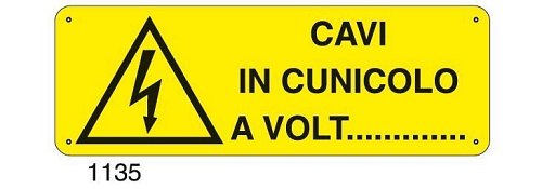 Cavi in cunicolo a volt...... - D - Alluminio 1400x500 mm