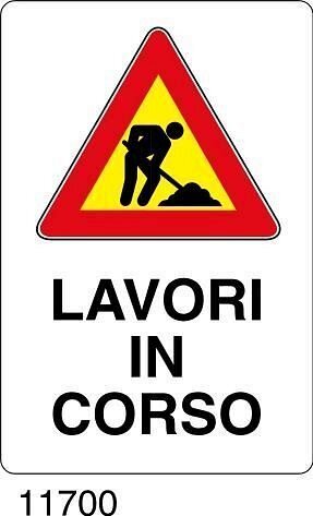 Lavori in Corso - B - Polionda 500x700 mm