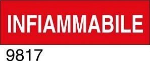 Infiammabile - PVC adesivo