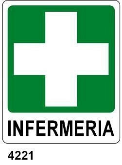 Infermeria - D - Alluminio 370x500 mm