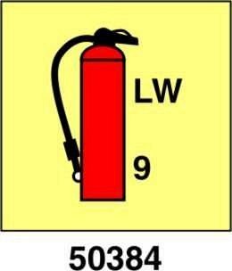 Estintore LW 9kg. - A - ADL 150x150 mm