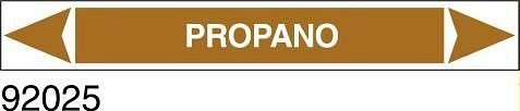 Propano - etichetta - A - PVC adesivo - 175x30 mm