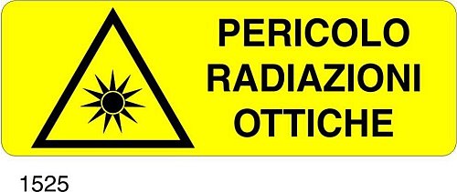 Pericolo radiazioni ottiche