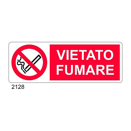 Vietato fumare - B - Alluminio 765x270 mm