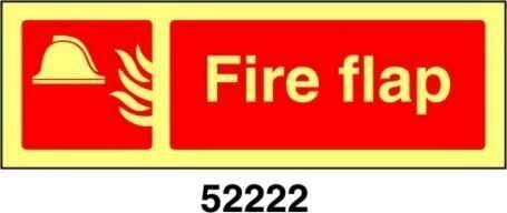 Fire flap - A - ADL 300x100 mm