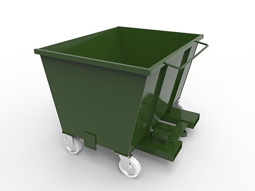 Contenitore Ribaltabile - Portata Lt 500 - Verde