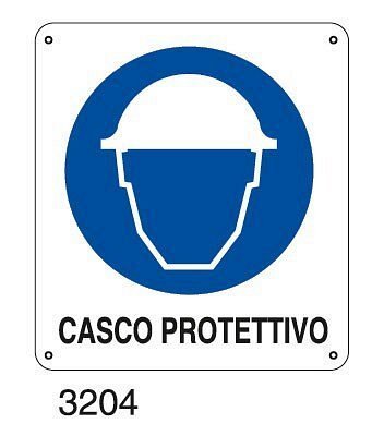 Casco protettivo - B - PVC adesivo 180x210 mm