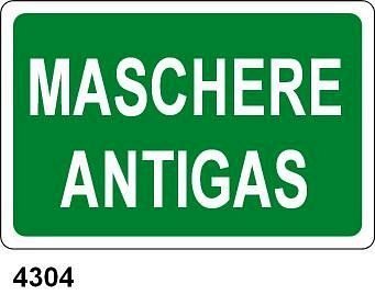 Maschere antigas - B - Alluminio 500x330 mm - Conf 10 pz.