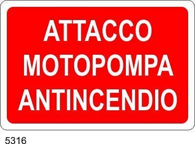 Attacco motopompa antincendio - A - Alluminio 300x200 mm