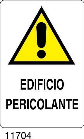 Edificio Pericolante - A - Polionda 350x500 mm