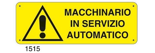Macchinario in servizio automatico