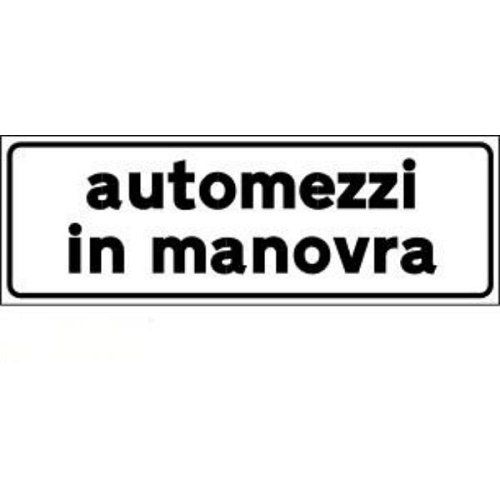 Automezzi in Manovra - C - Ferro CL.1 105x35 cm