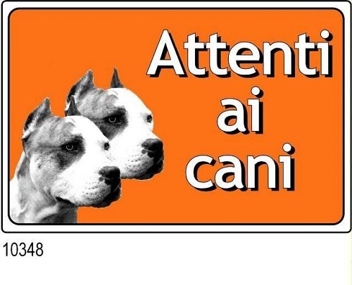 Attenti ai cani mm 300x200